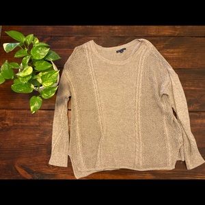 American Eagle Outfitters Brown Knit Sweater